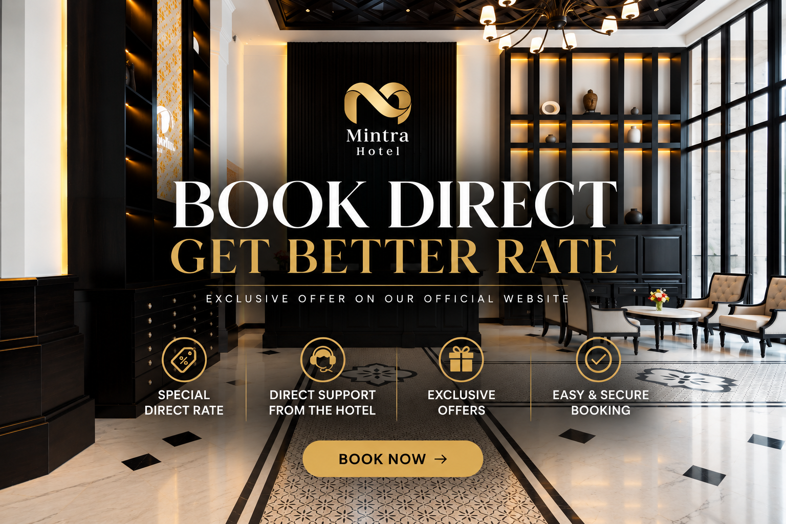 Book Direct, Get Better Rate